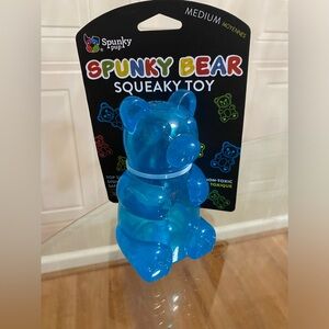 - - Spunky Pup ~ Large Bear 🐻 ~ With Squeaker ~ Dog Toy 5”